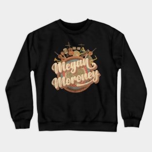 Music Tour Vintage Retro // Megan Ann Moroney Crewneck Sweatshirt